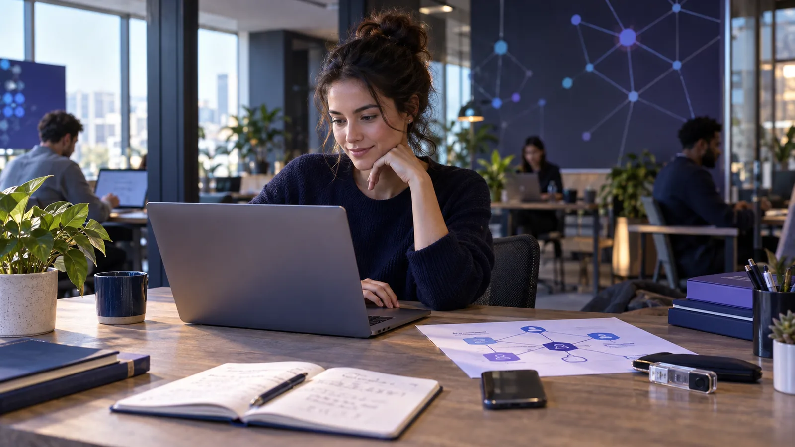 Candidate explorant des opportunités professionnelles dans la blockchain et le Web3.