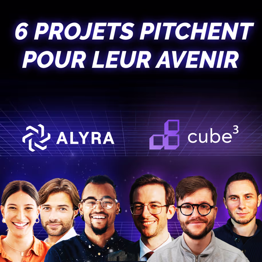 Six projets issus d'Alyra devant Cube3 : Des builder de l’écosystème blockchain & crypto